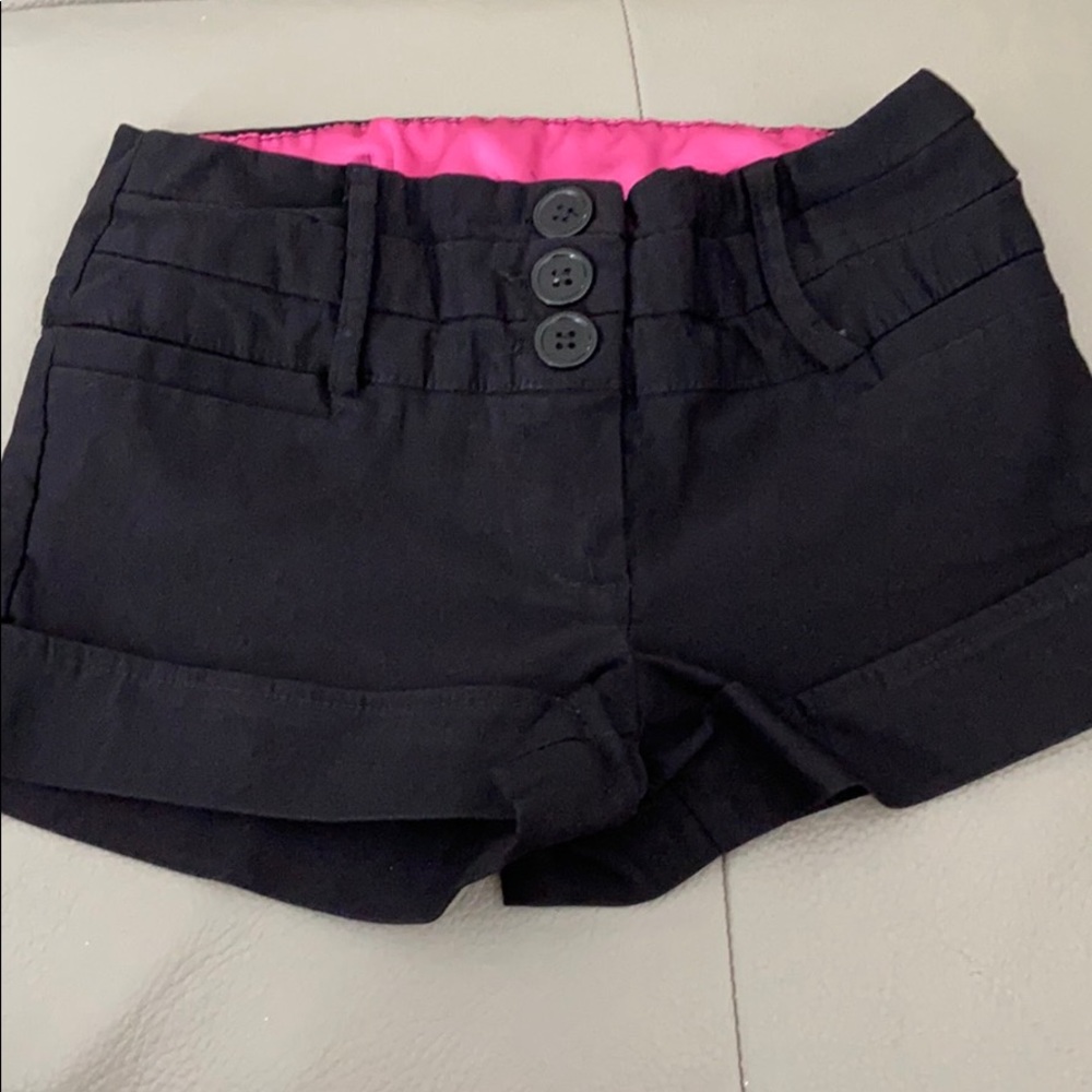 Black shorts
